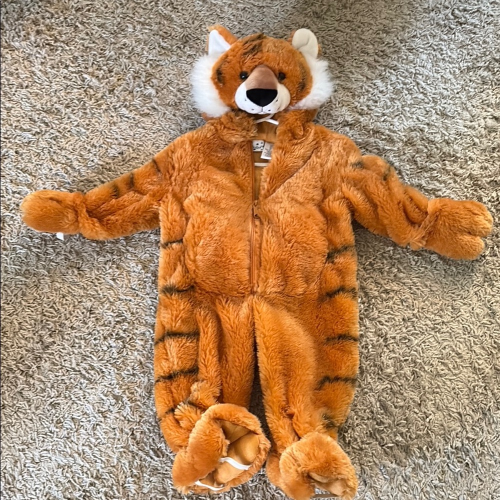 Orange Tiger Costume for Kids size 9-12 months